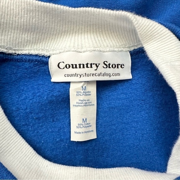 Let It Snow Somewhere Else Kitty Kitten Cat Blue Sweatshirt M - Picture 4 of 5